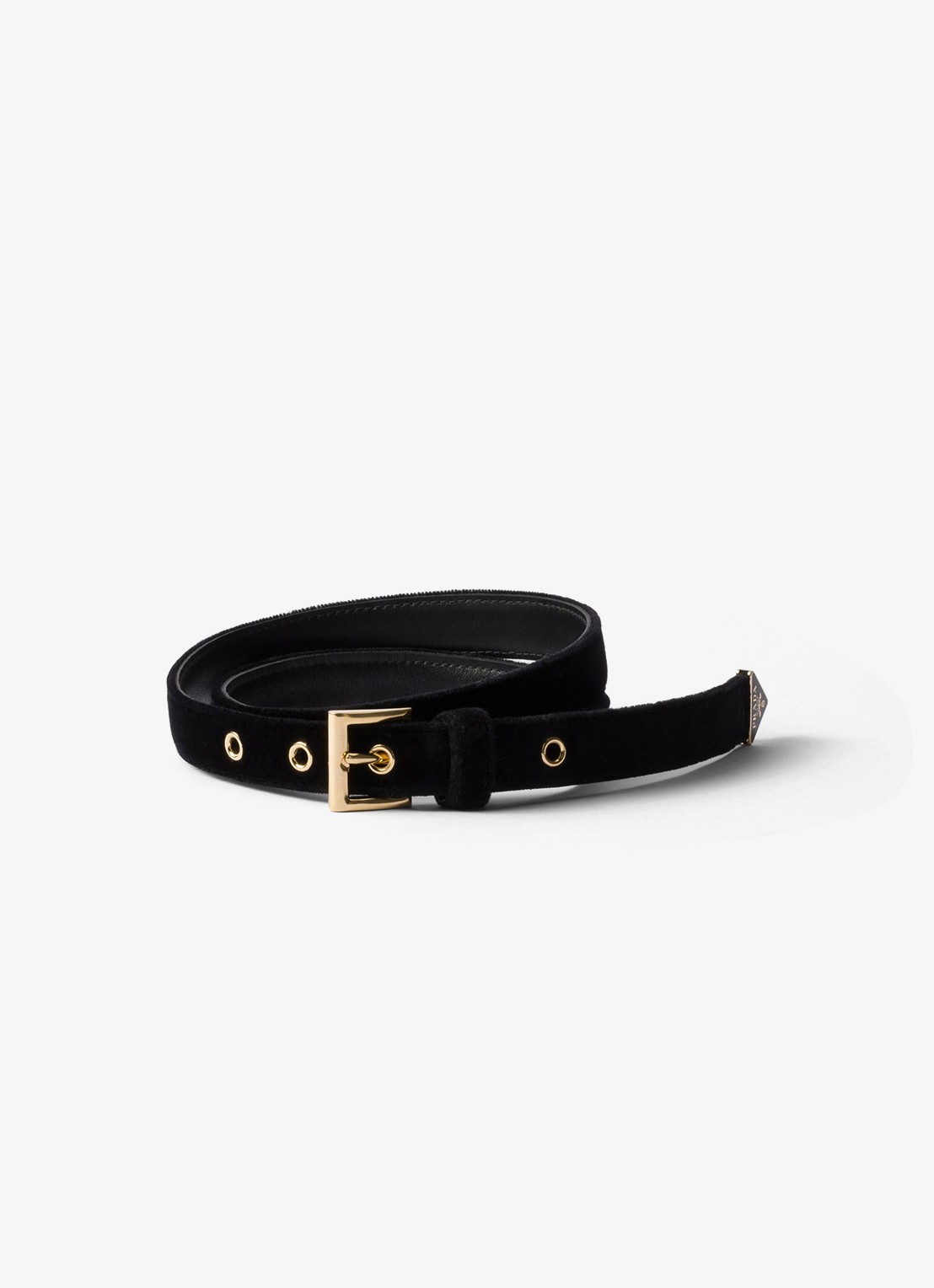 Prada Riem van fluweel - voorkant zwart