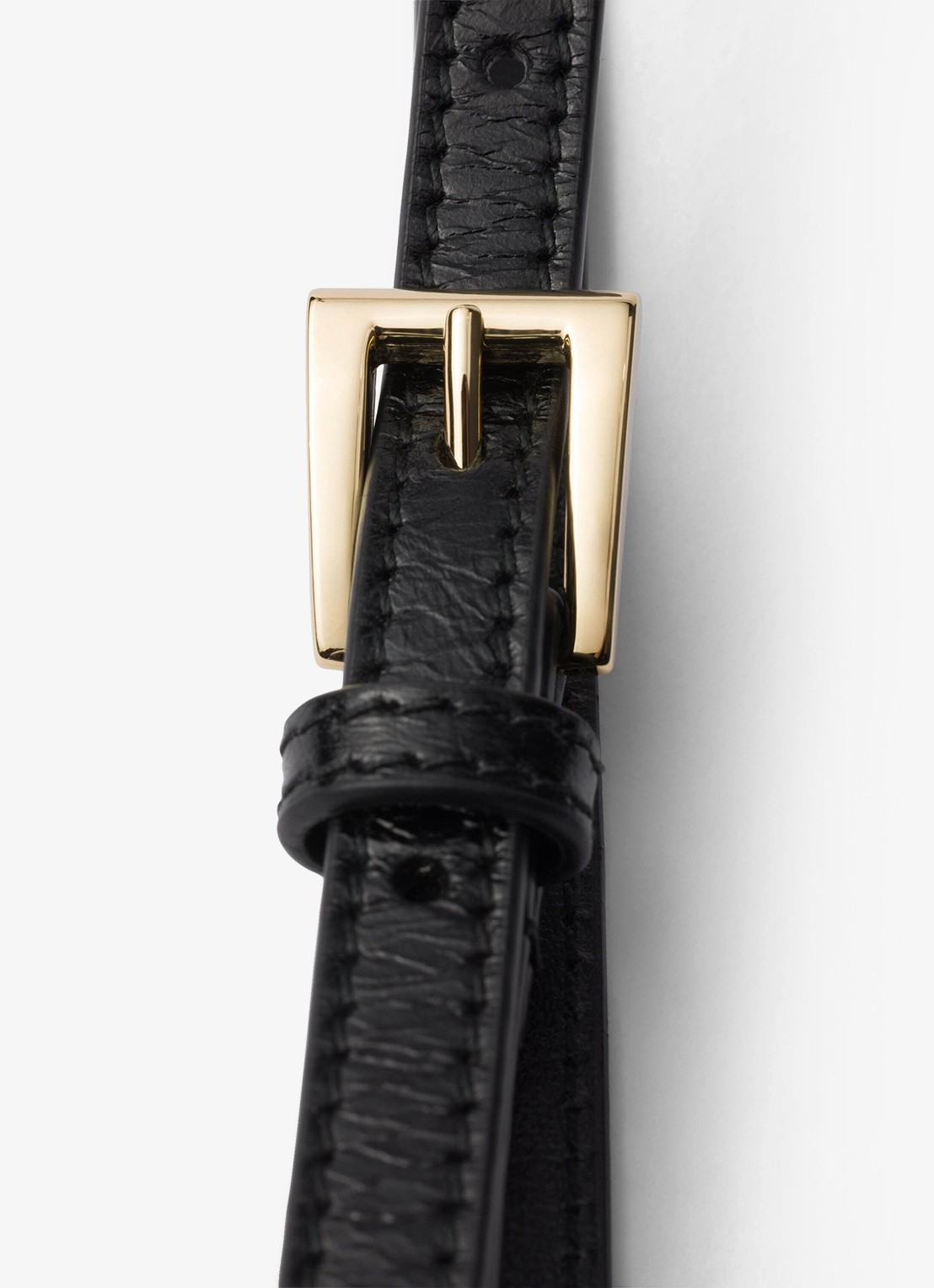Prada Riem van kalfsleer - detail 2 zwart