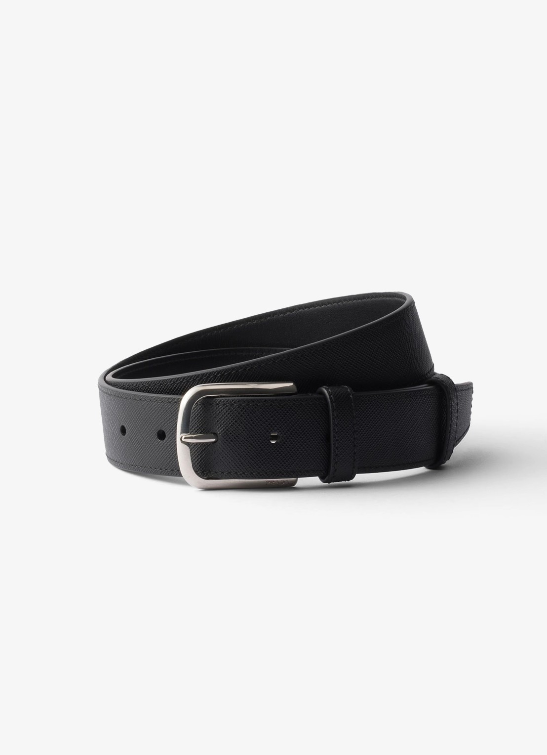 Prada Riem van kalfsleer - voorkant zwart