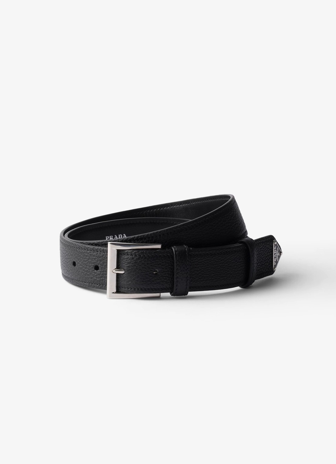 Prada Riem van kalfsleer - voorkant zwart