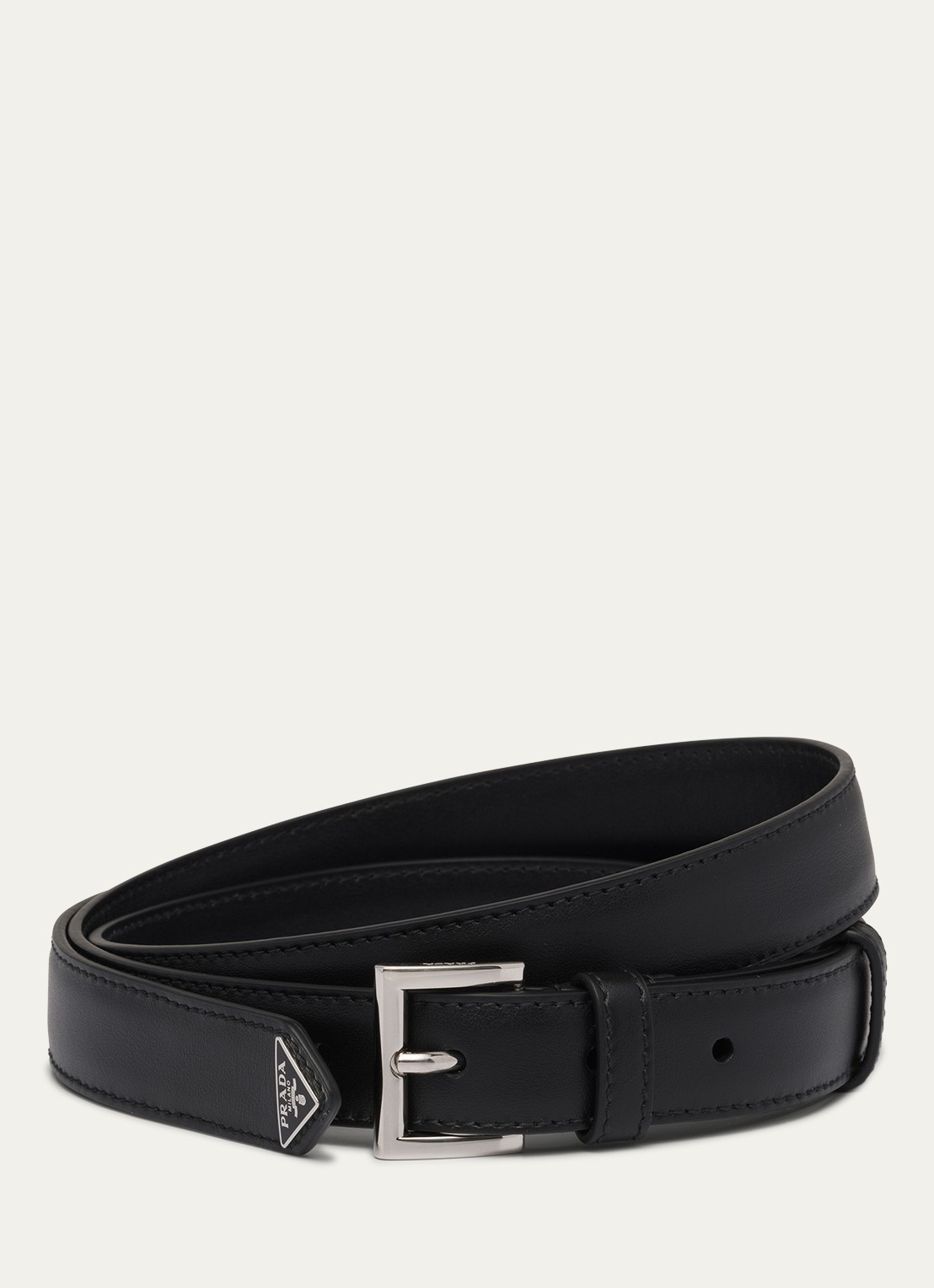 Prada Riem van leer - voorkant zwart