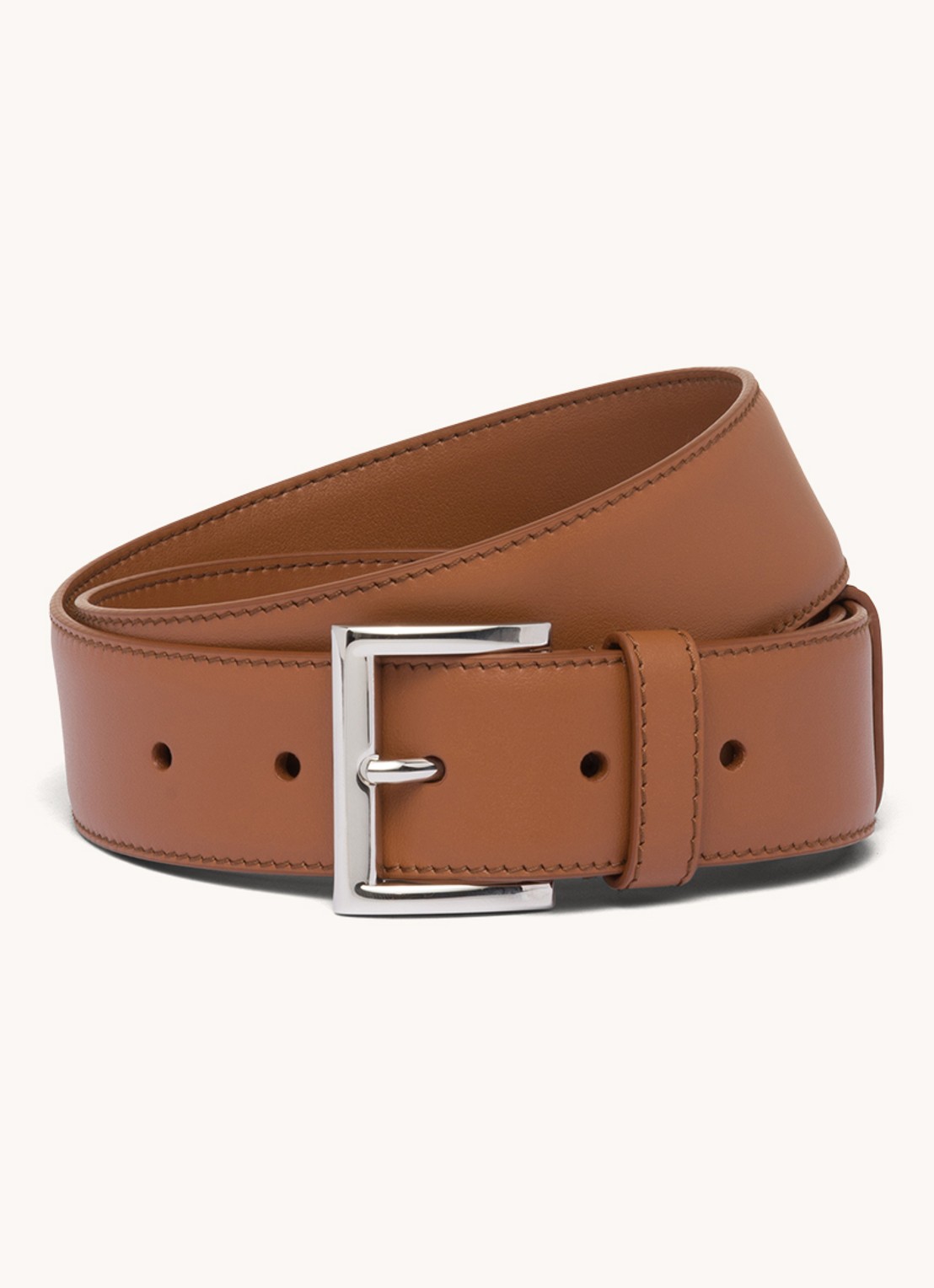 Prada Riem van leer - voorkant 3 roestbruin