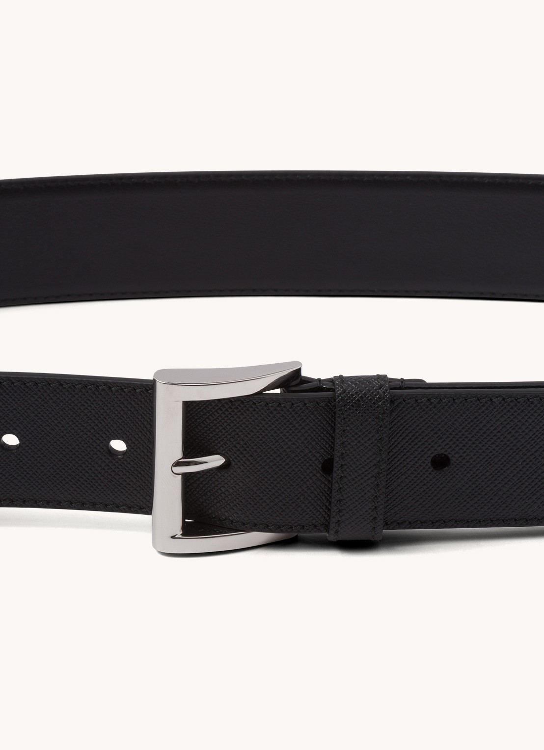 Prada Riem van leer - voorkant 4 zwart