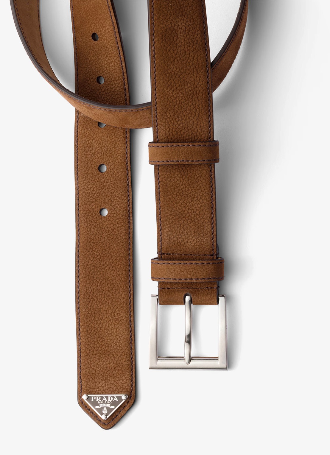 Prada Riem van nubuck - detail 3 bruin