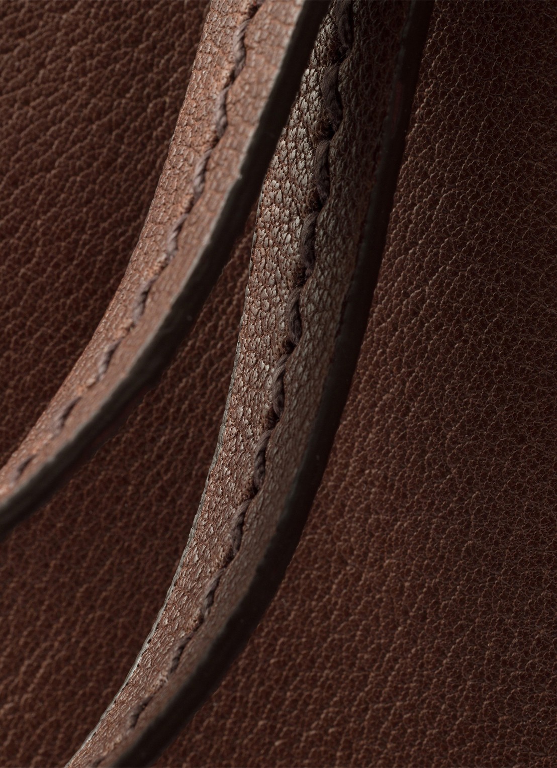 Prada Route Large schoudertas van leer - detail 3 bruin