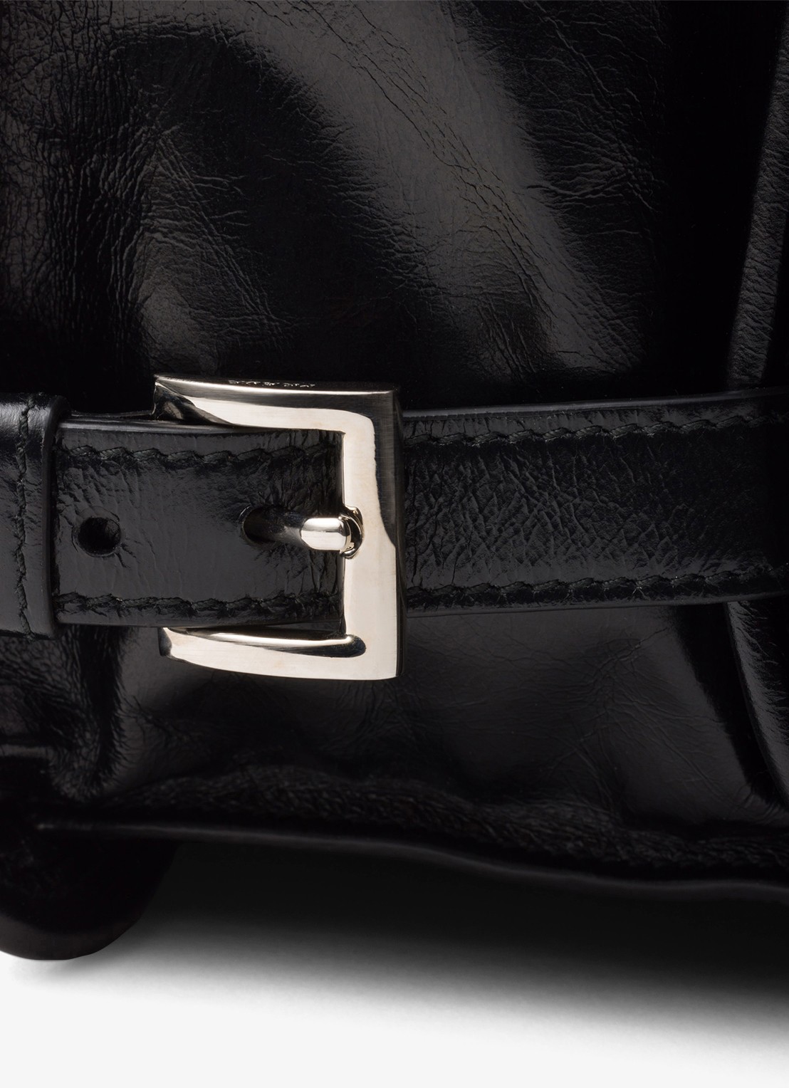 Prada Schoudertas van kalfsleer - detail 5 zwart