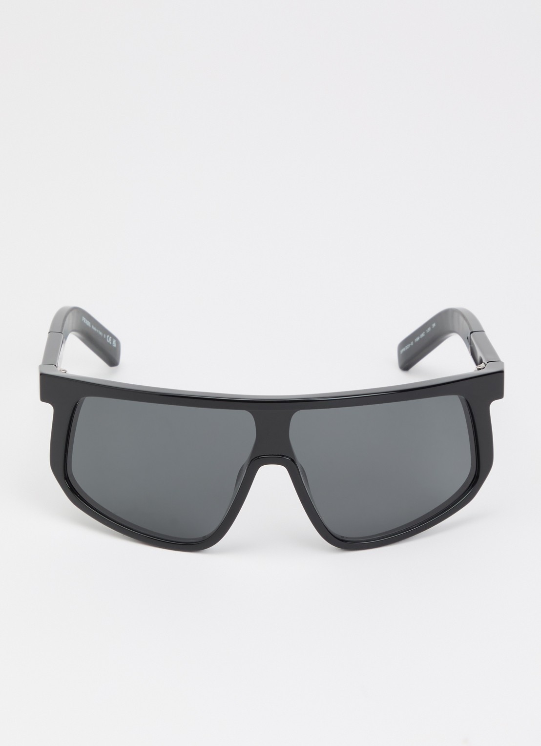Prada Shield zonnebril PR D21SU - detail zwart