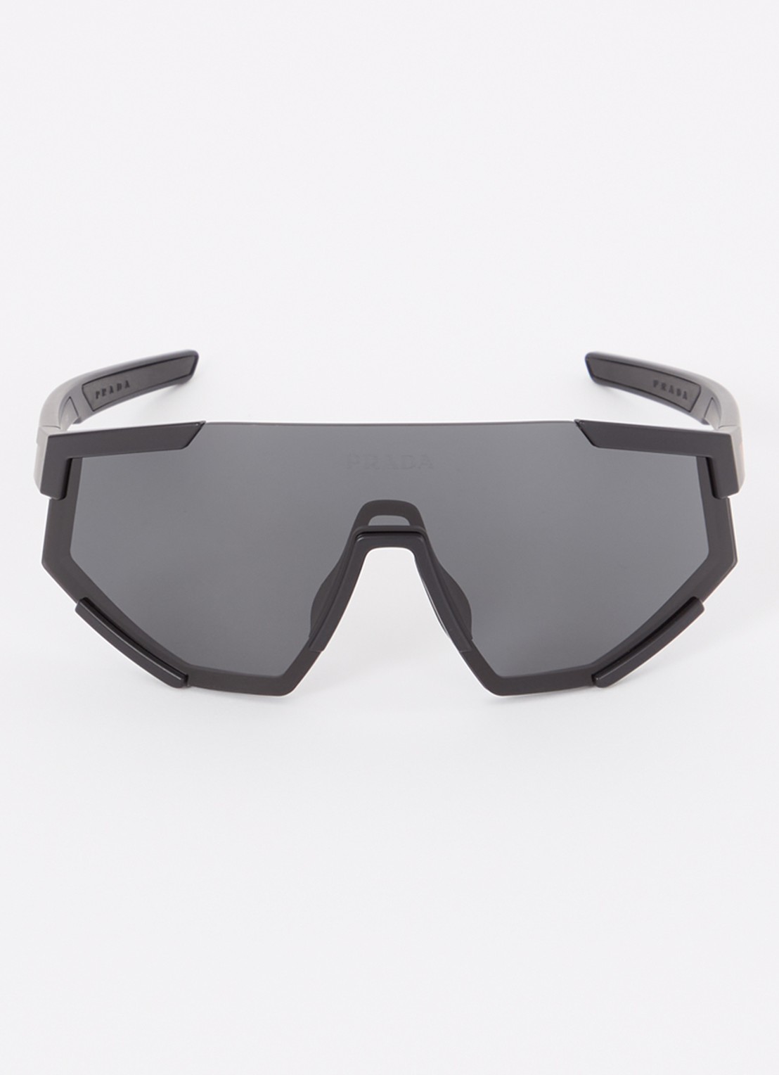 Prada Shield zonnebril PS04WS - detail 3 zwart