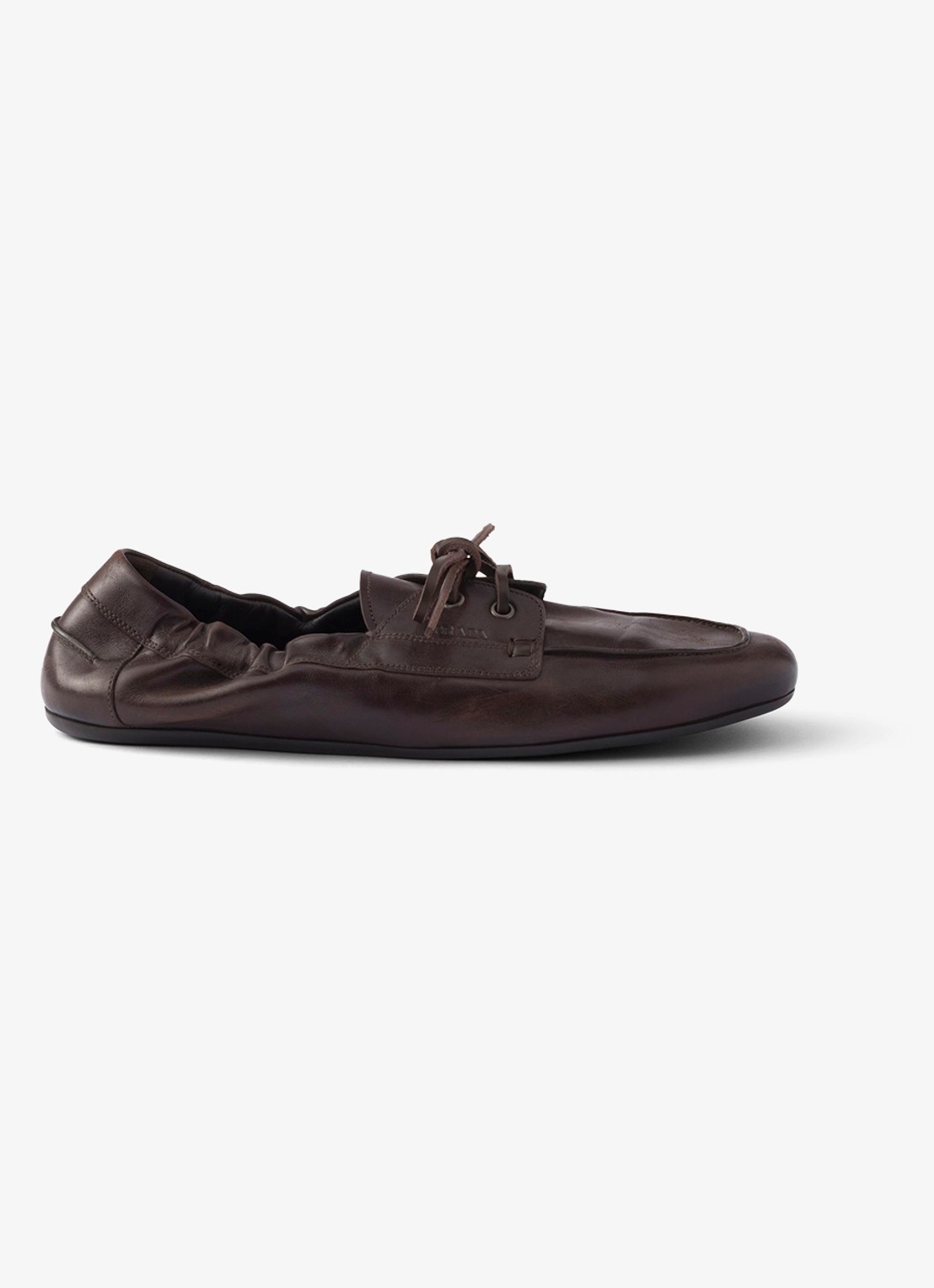 Prada Shuffle bootschoen van kalfsleer - voorkant 4 bruin