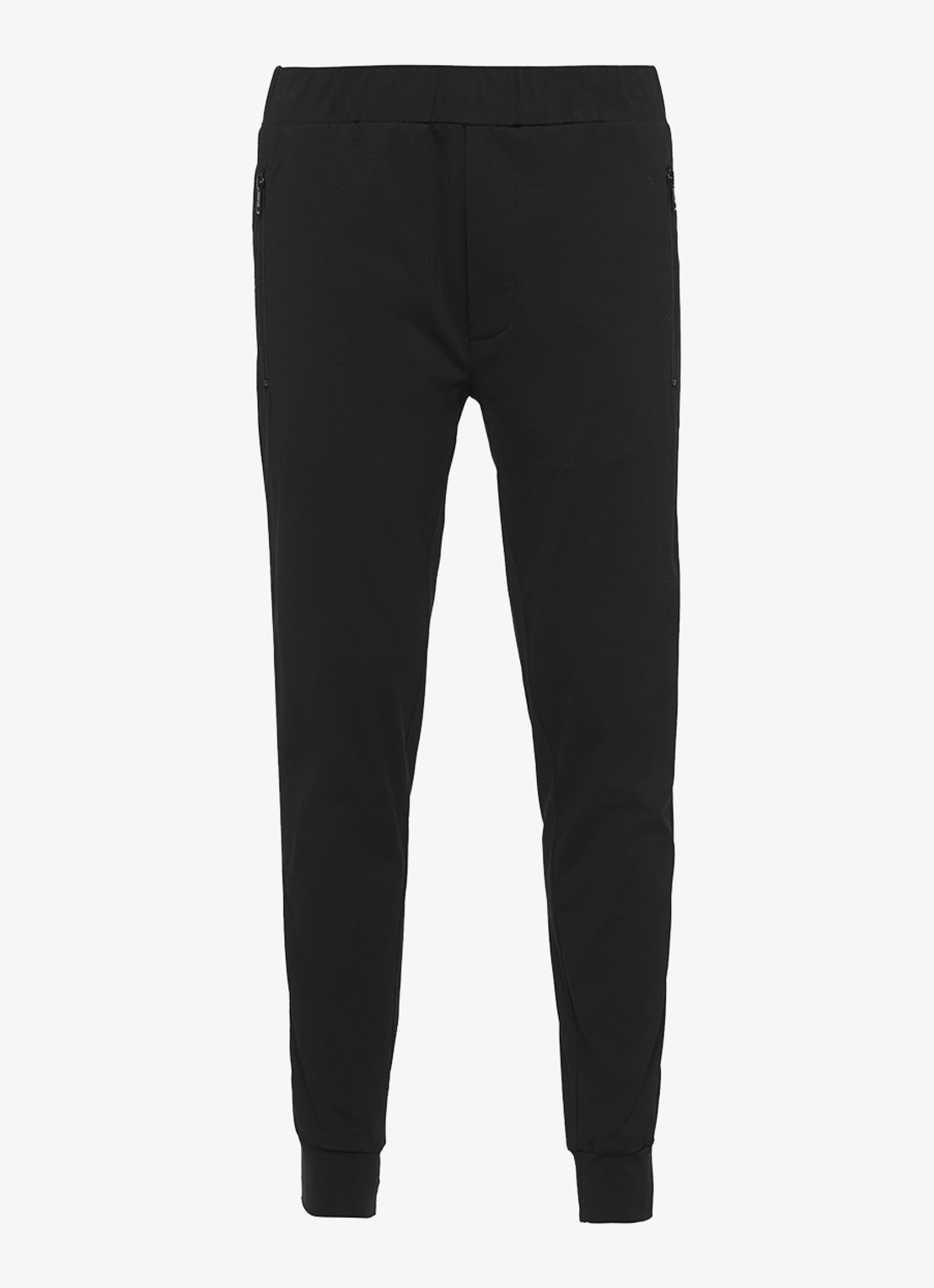 Prada Slim fit broek met ritszakken - voorkant 2 zwart