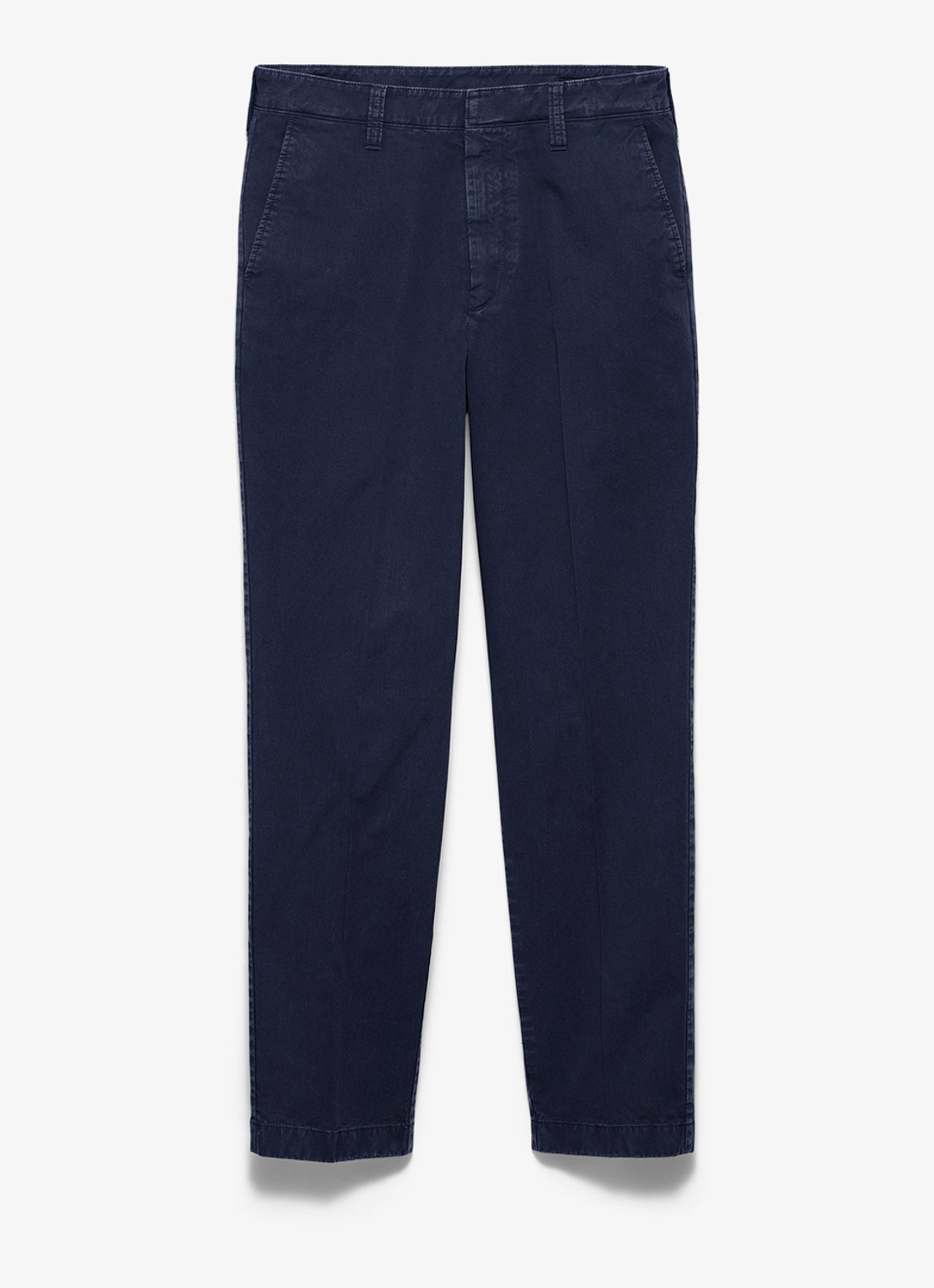 Prada Slim fit chino met steekzakken - voorkant 4 blauw