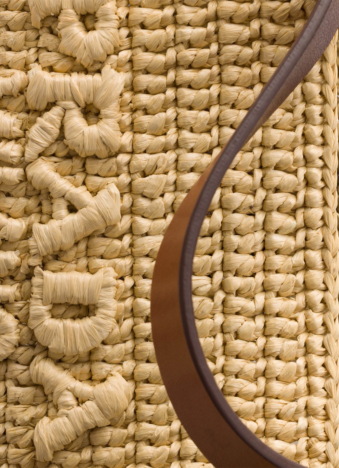 Prada Small crossbodytas van crochet met logo - detail 3 beige
