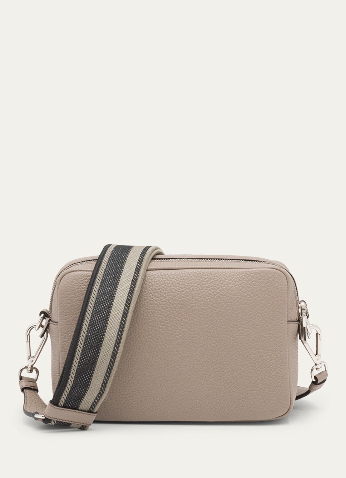 Prada Small crossbodytas van kalfsleer - detail 4 donkergrijs