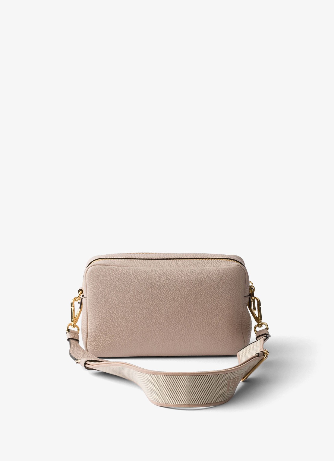 Prada Small crossbodytas van kalfsleer - achterkant 7 taupe