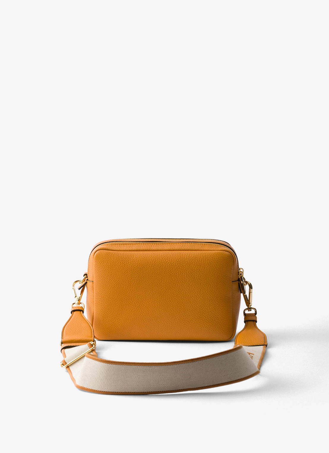 Prada Small crossbodytas van kalfsleer - achterkant 6 oranje