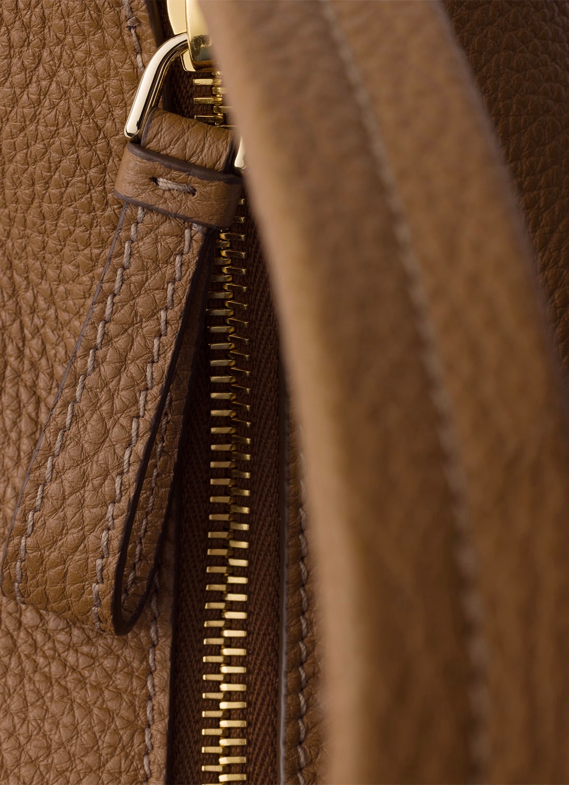 Prada Small handtas van kalfsleer - detail 3 bruin