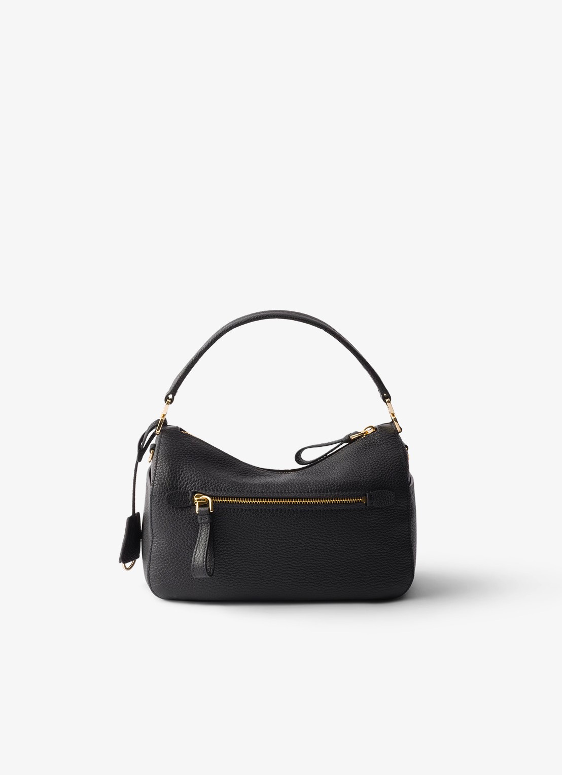 Prada Small handtas van kalfsleer - achterkant 5 zwart