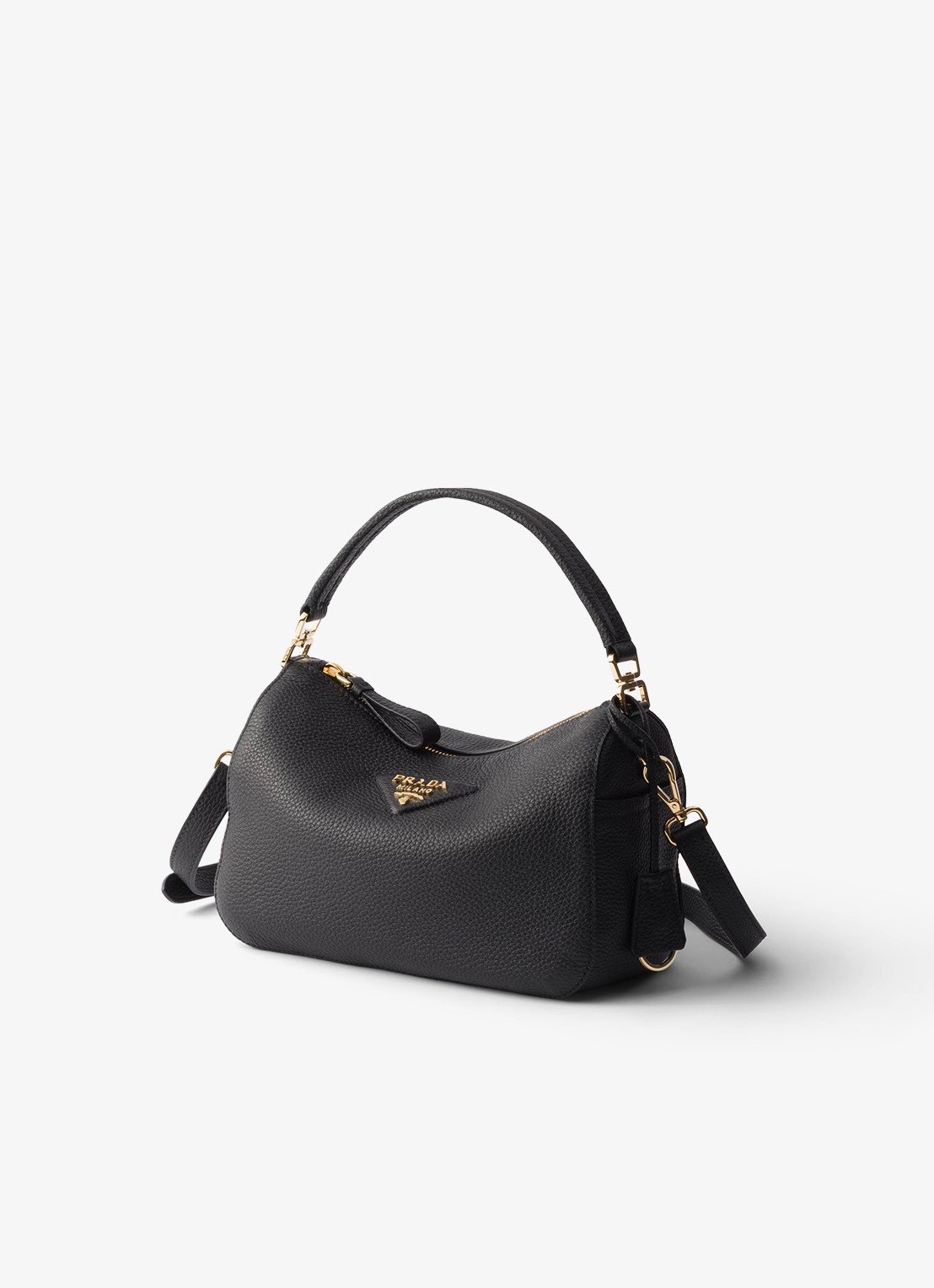Prada Small handtas van kalfsleer - voorkant 4 zwart