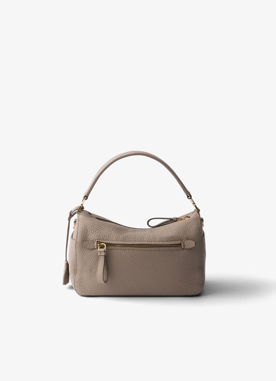 Prada Small handtas van kalfsleer - achterkant 6 taupe