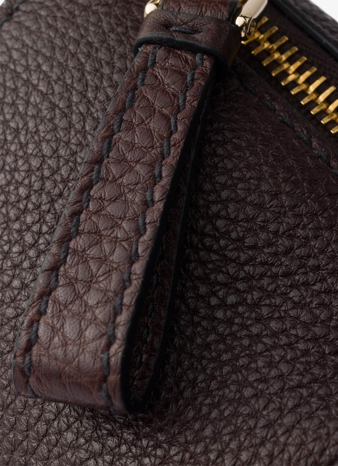 Prada Small handtas van kalfsleer - detail 5 donkerbruin