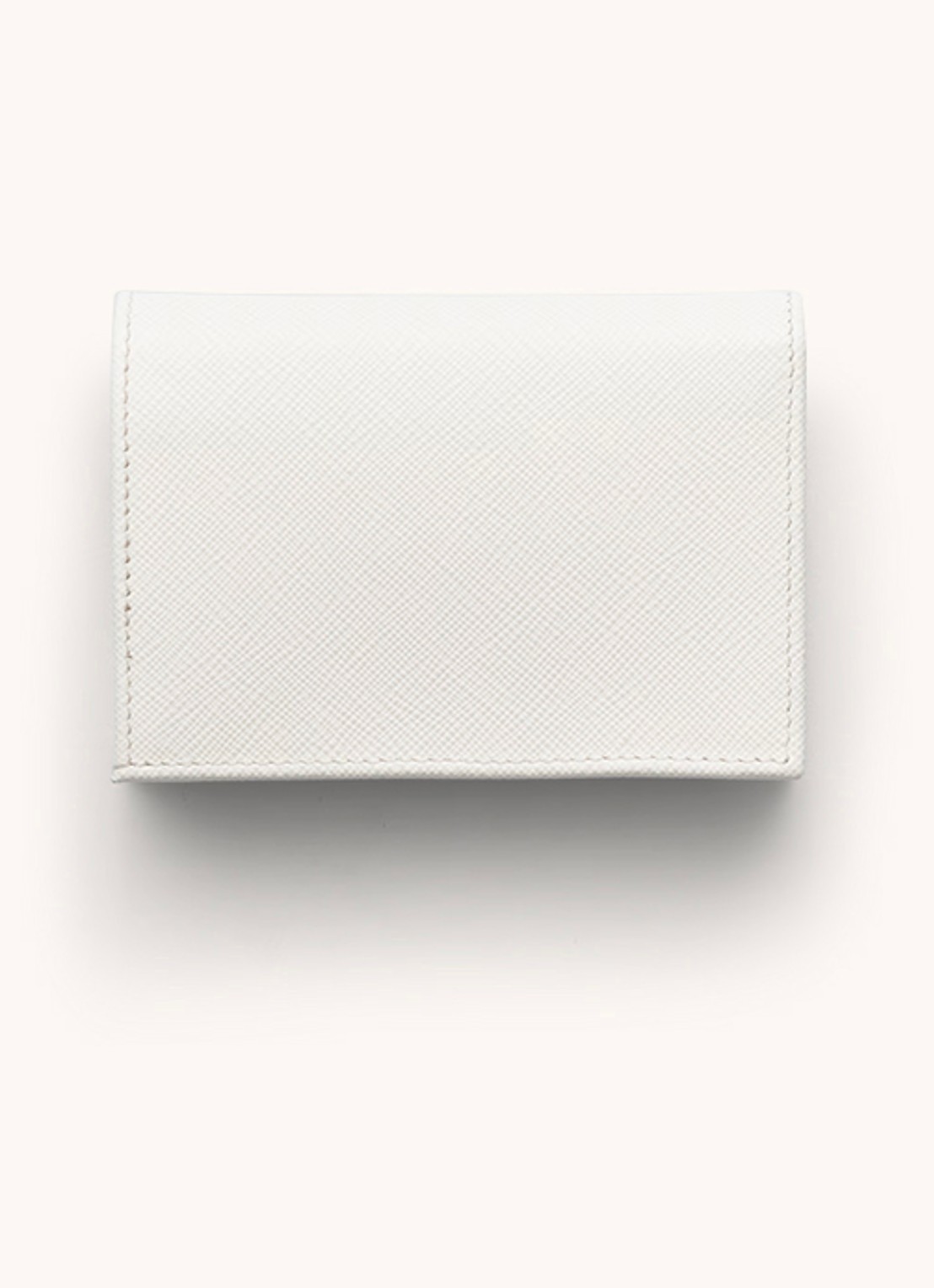 Prada Small portemonnee van kalfsleer - voorkant 4 wit