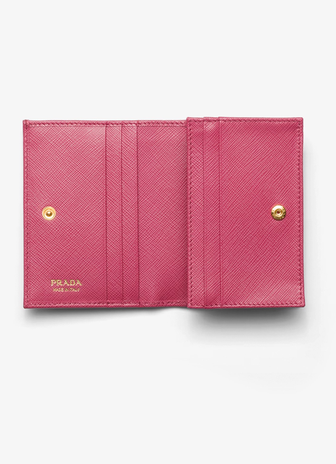 Prada Small portemonnee van kalfsleer - voorkant 4 roze