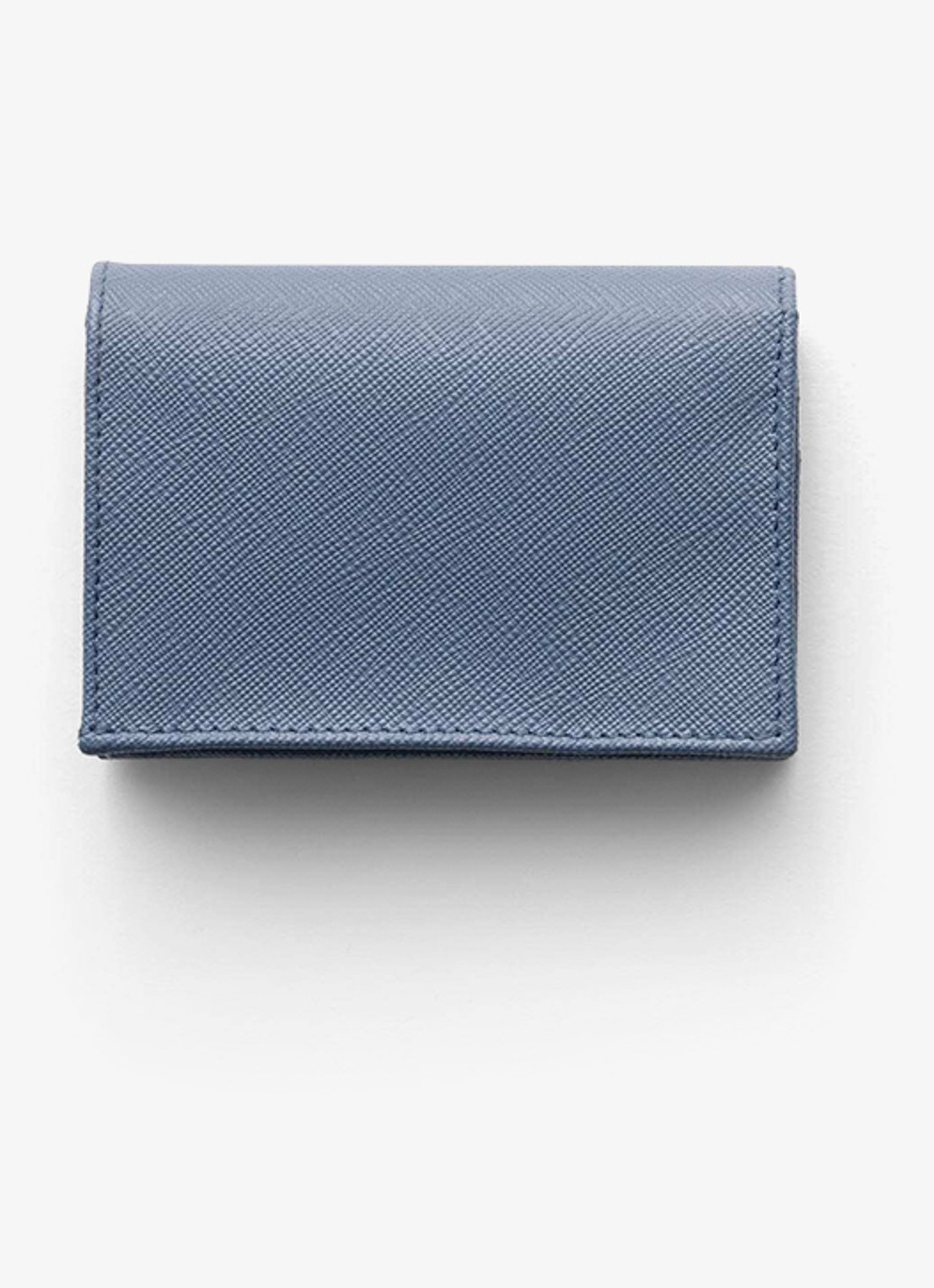 Prada Small portemonnee van kalfsleer - achterkant 4 blauw