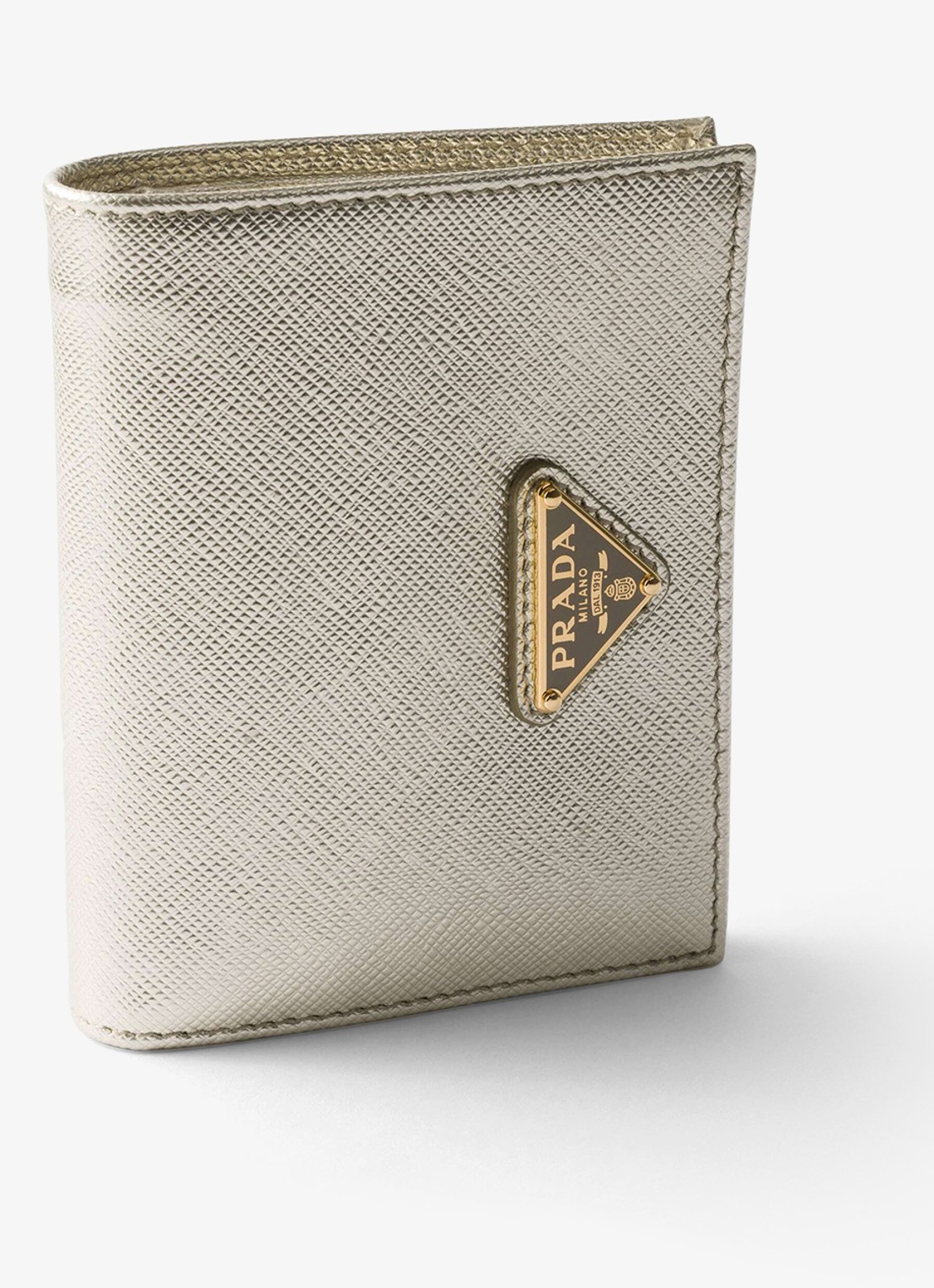 Prada Small portemonnee van kalfsleer  - detail 2 goud
