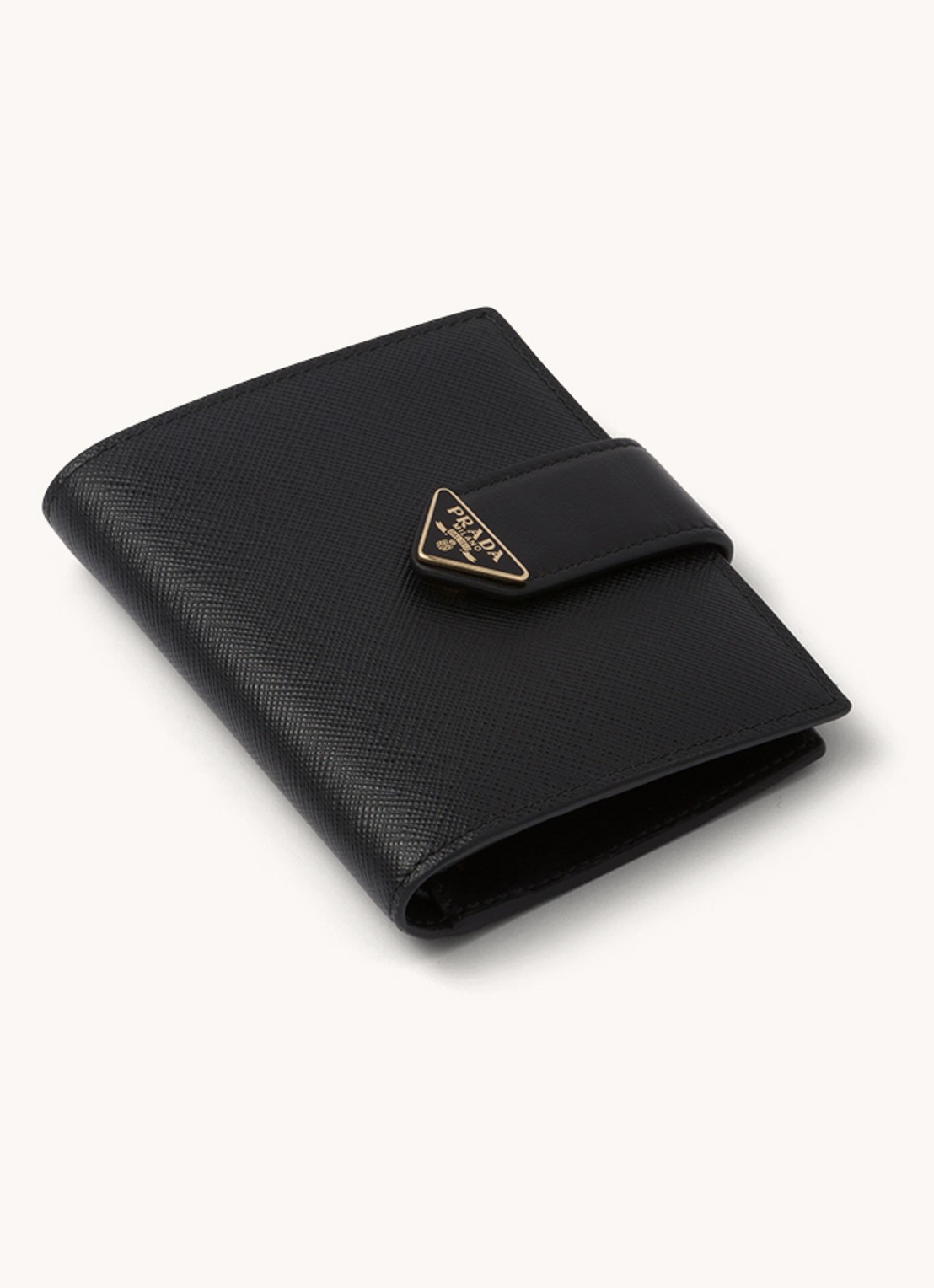 Prada Small portemonnee van leer - voorkant 5 zwart