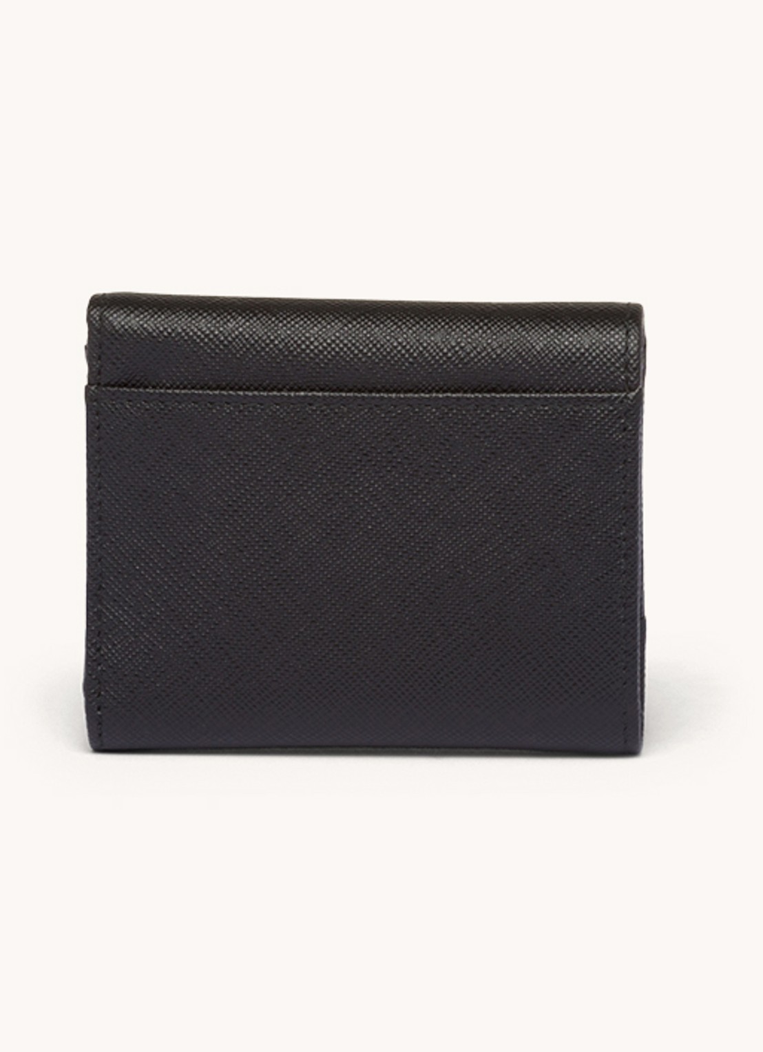 Prada Small portemonnee van leer - achterkant zwart