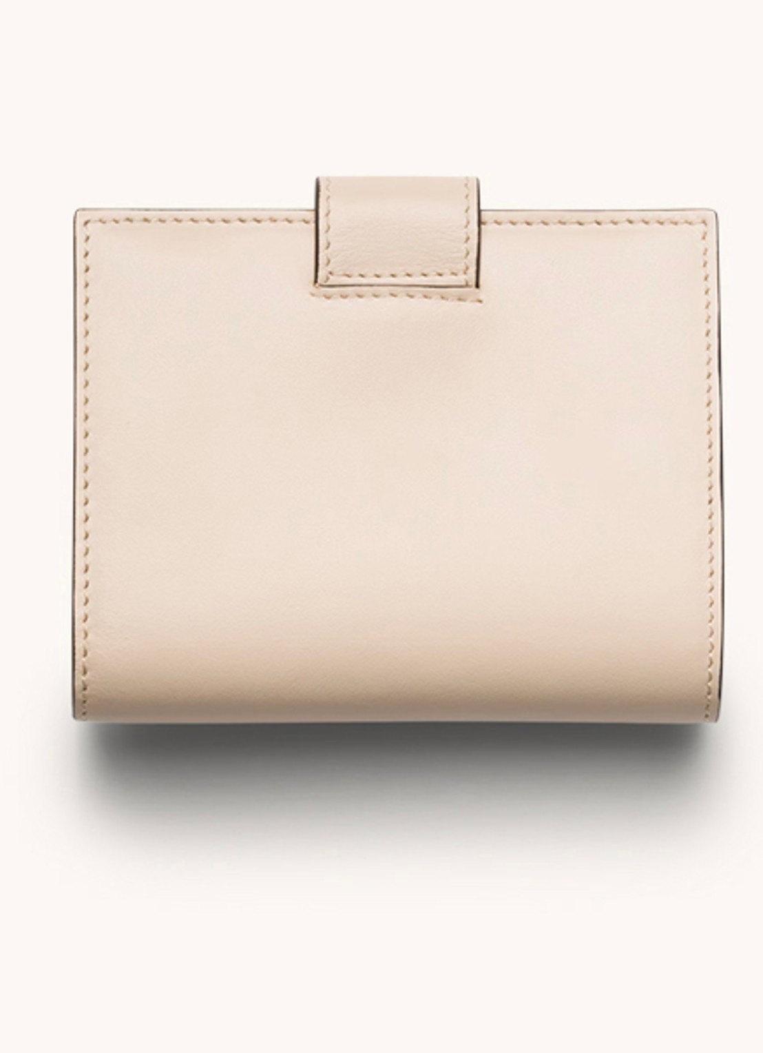 Prada Small portemonnee van leer - achterkant 3 gebroken wit