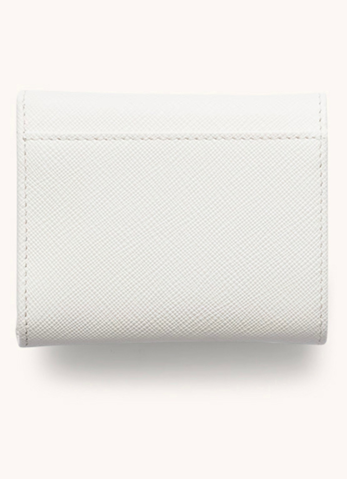 Prada Small portemonnee van leer - detail wit