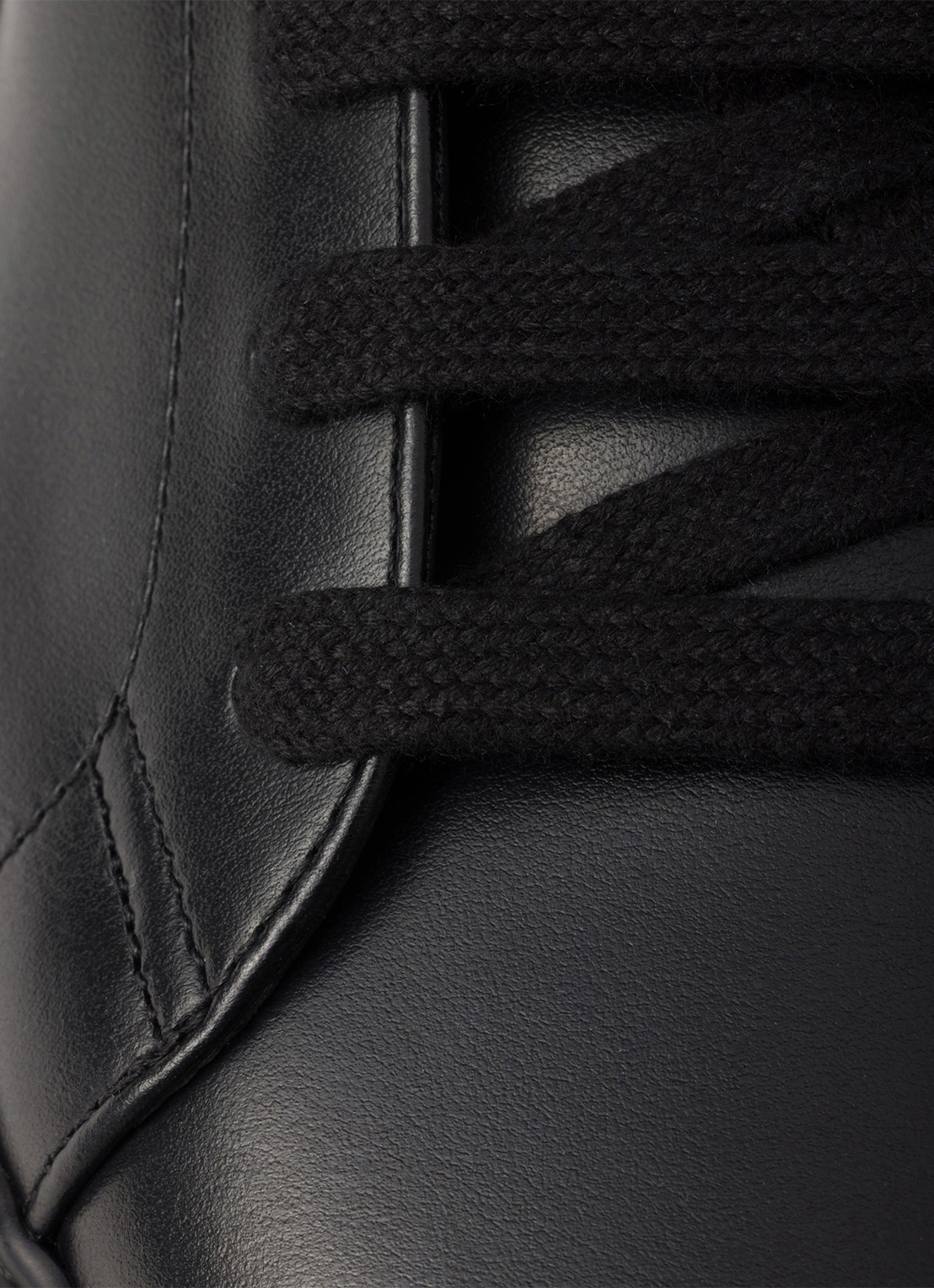 Prada Sneaker van leer - detail 5 zwart