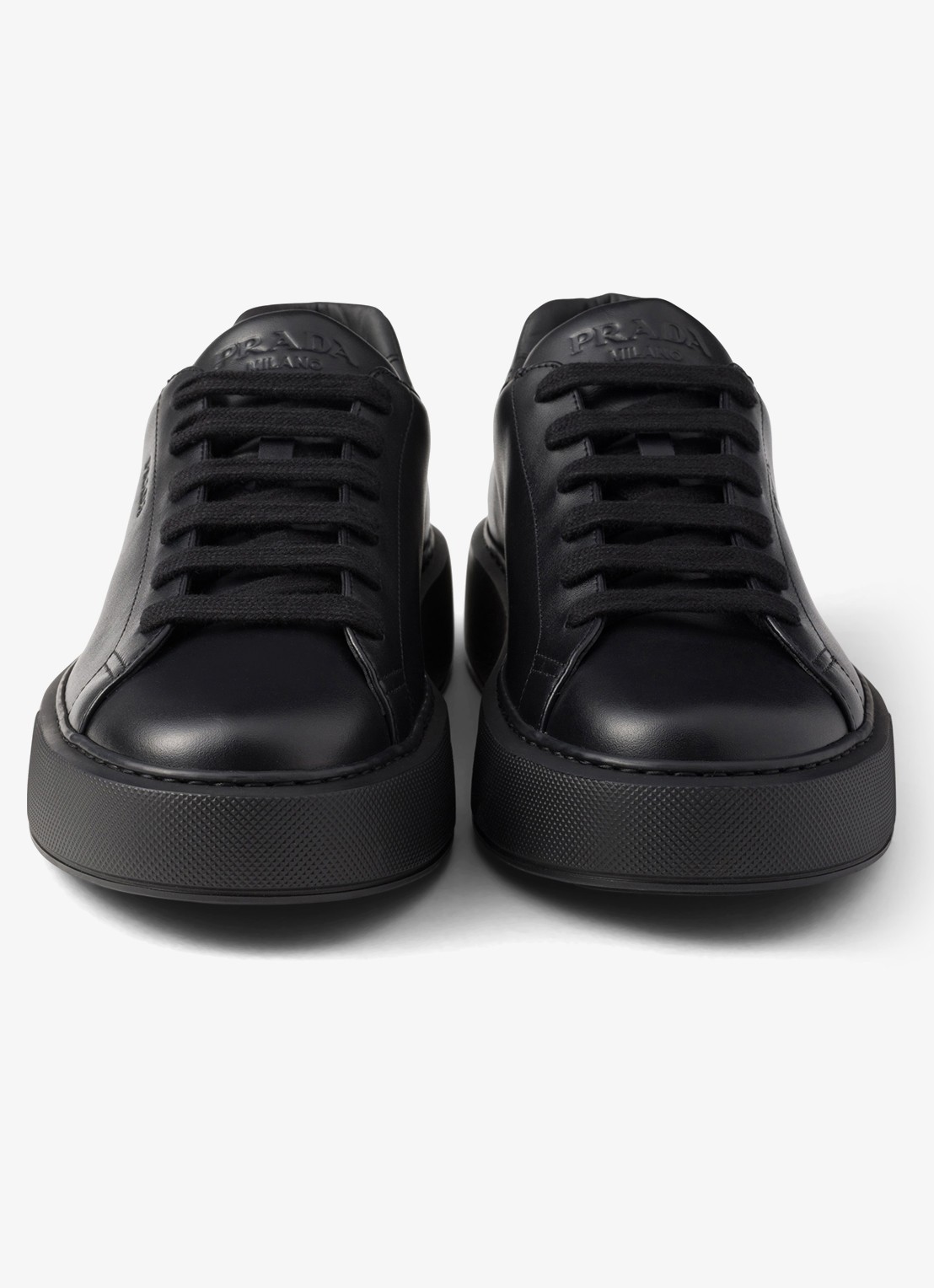 Prada Sneaker van leer - detail 6 zwart