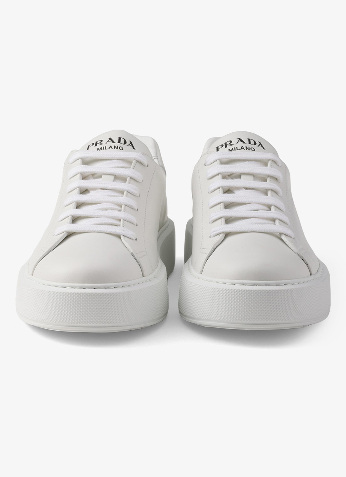 Prada Sneaker van leer - detail 5 wit