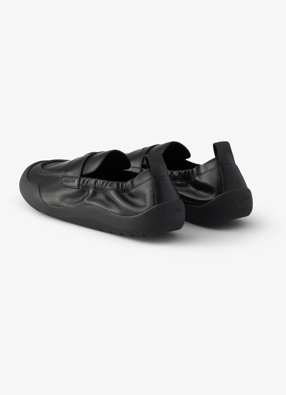 Prada Speedrock loafer van kalfsleer - achterkant 4 zwart