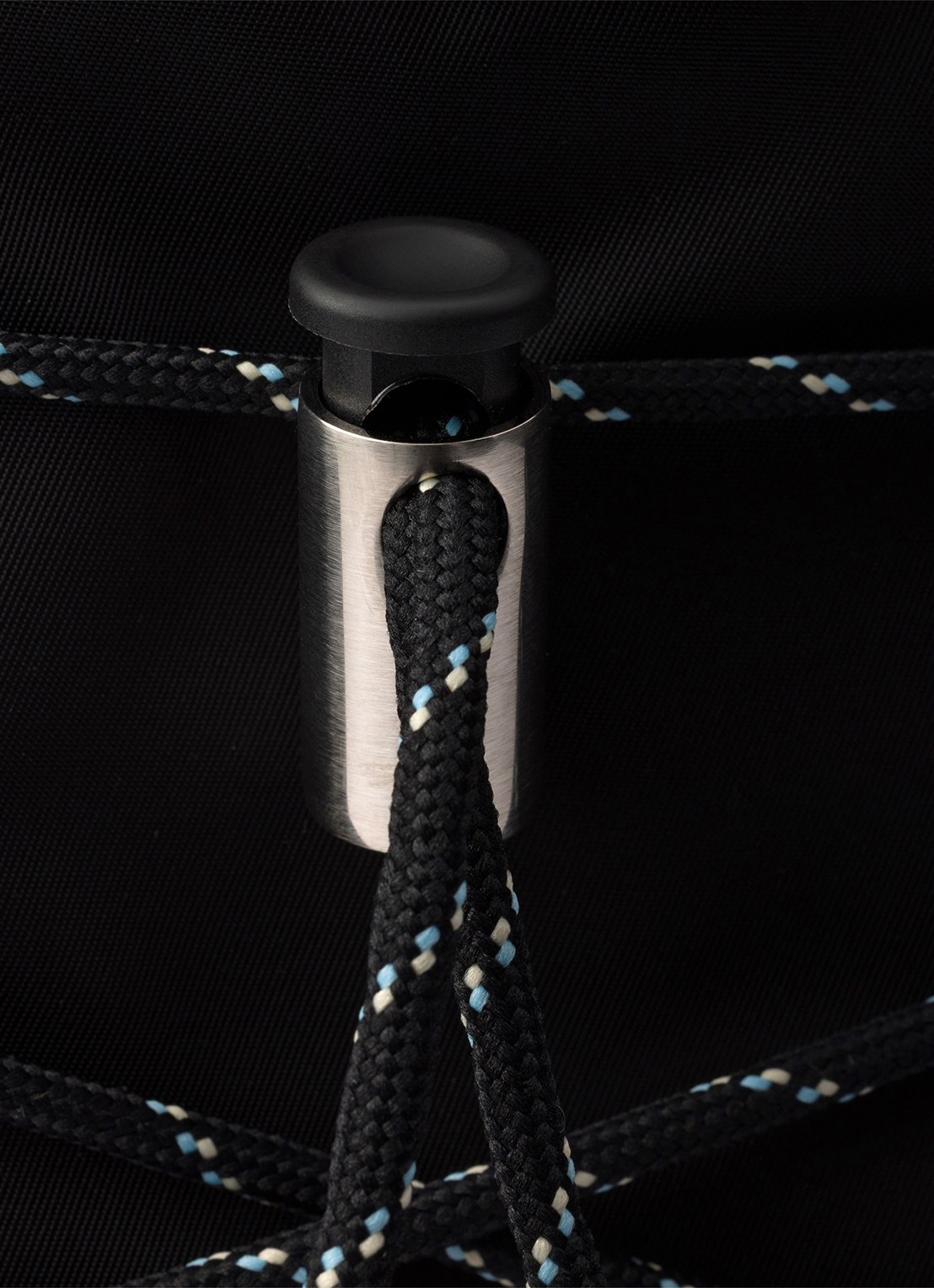 Prada Speedrock Re-Nylon rugzak met leren details - detail 3 zwart