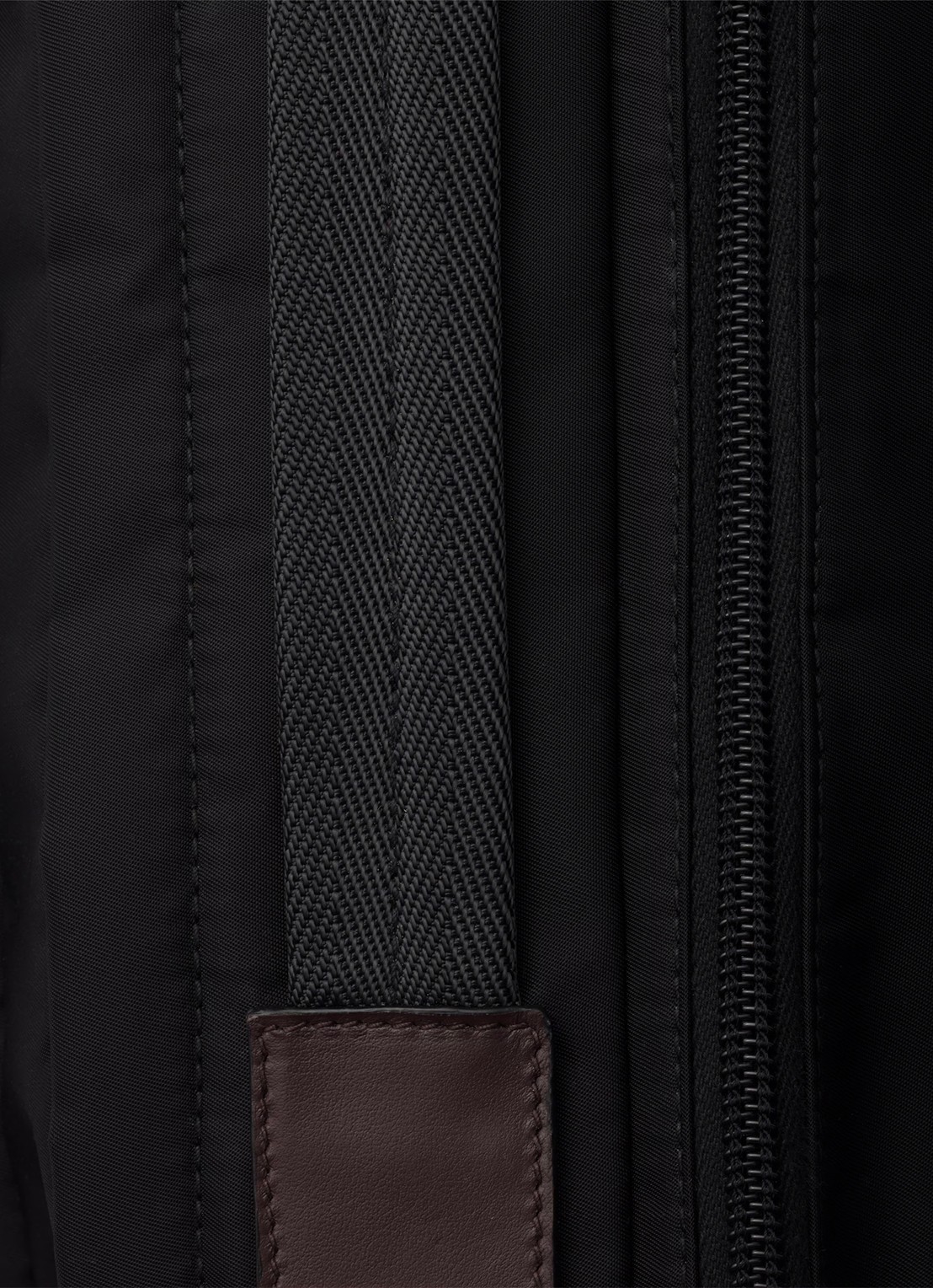 Prada Speedrock Re-Nylon schoudertas met leren details - detail 6 zwart