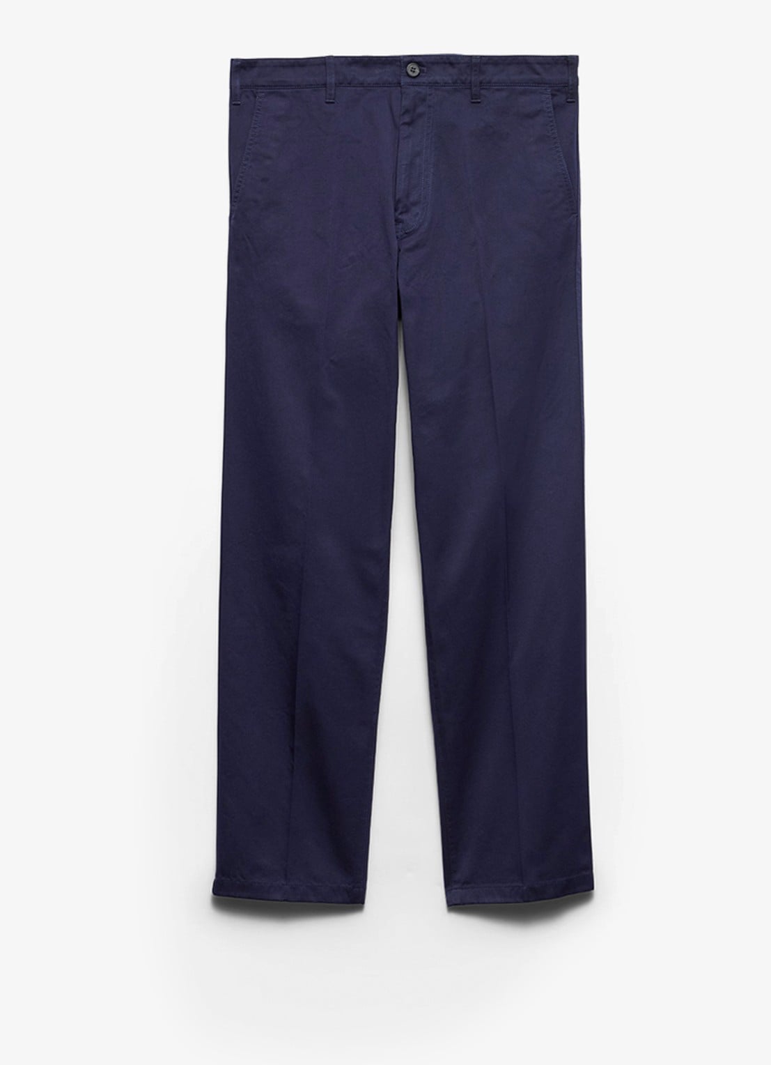 Prada Straight fit chino met steekzakken - voorkant 4 donkerblauw