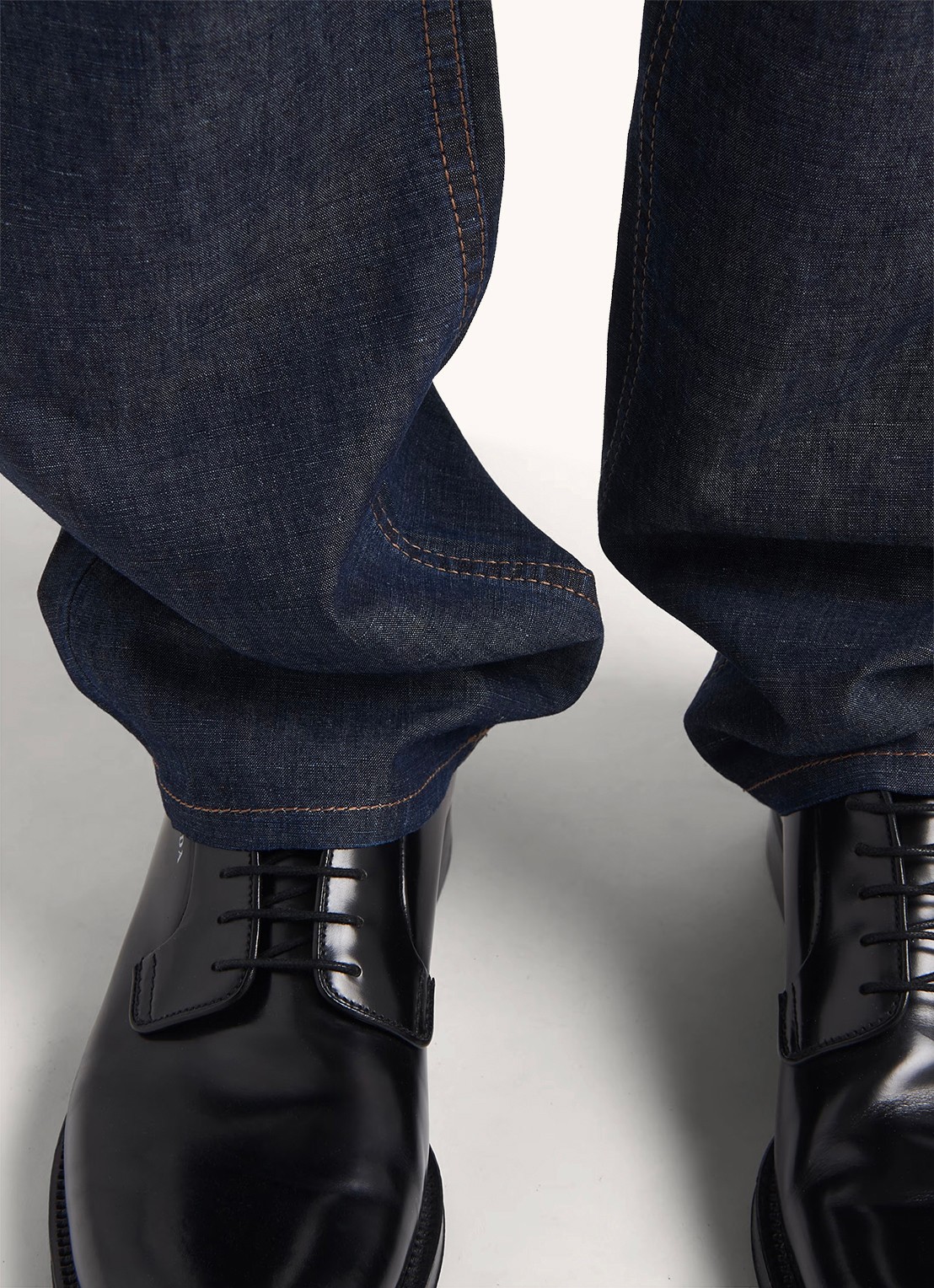 Prada Straight leg jeans met donkere wassing - detail 3 indigo