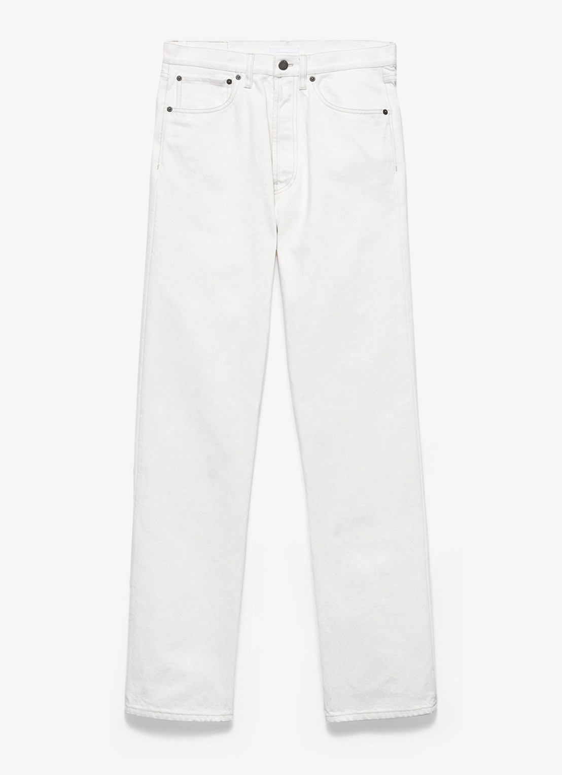Prada Straight leg jeans met gekleurde wassing - voorkant 2 wit