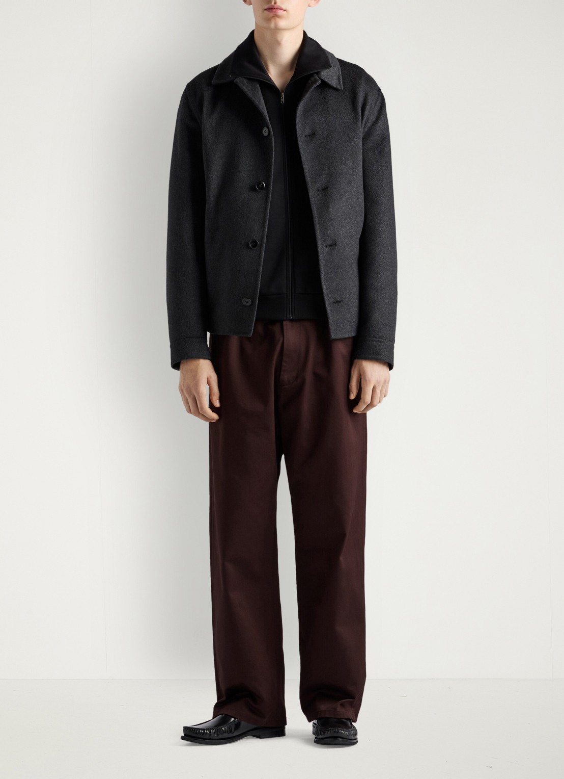 Prada Sweatvest met ritszakken - detail 3 zwart