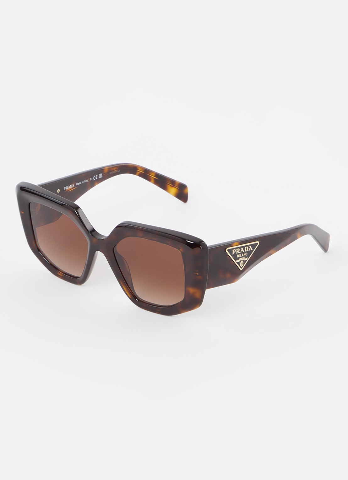 Prada Symbole zonnebril PR14ZS - voorkant bruin