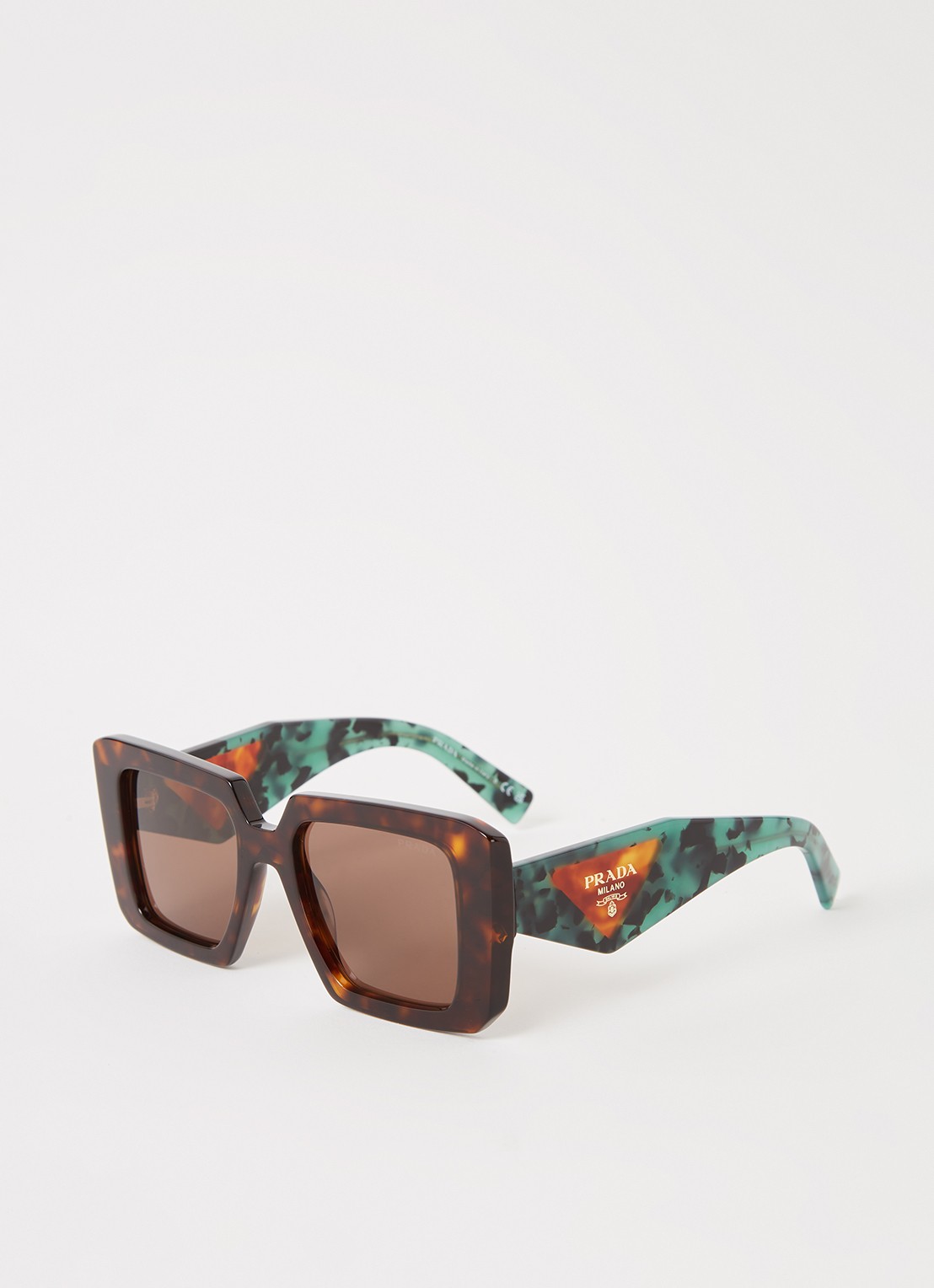 Prada Symbole zonnebril PR23YS - voorkant bruin
