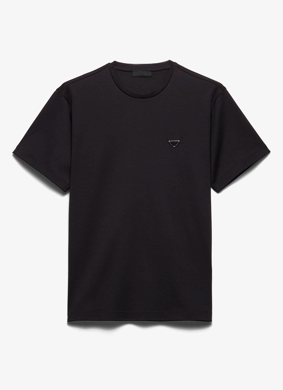 Prada T-shirt met logo - voorkant 5 zwart