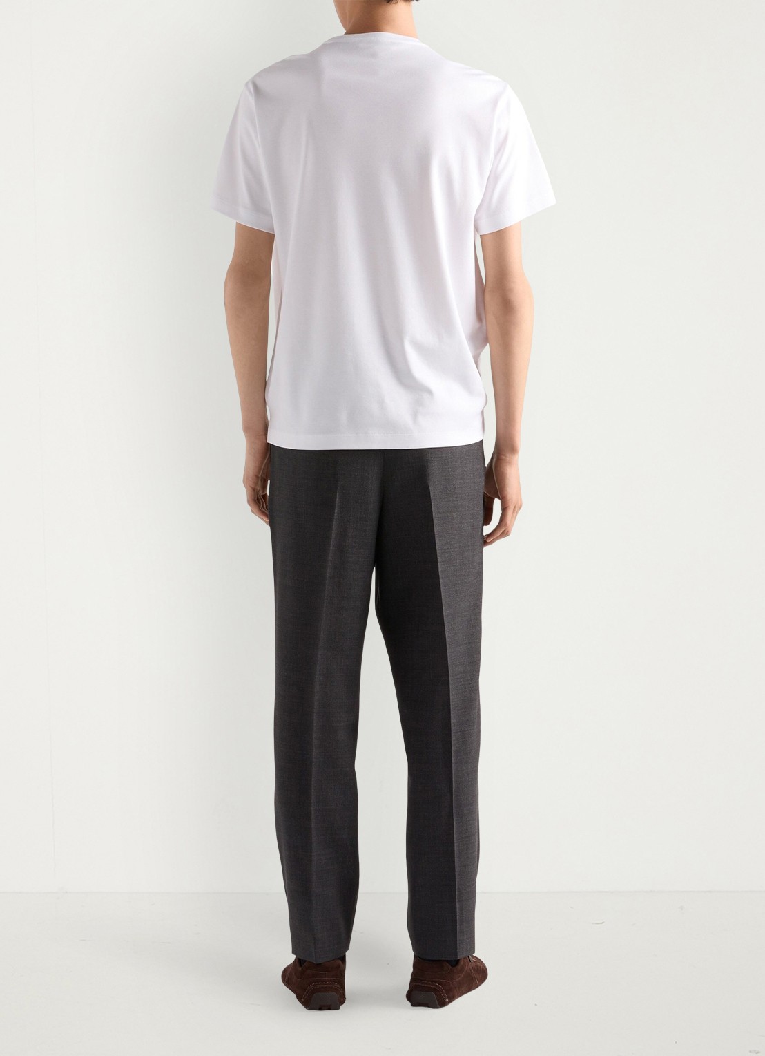 Prada T-shirt met logo - achterkant 5 wit