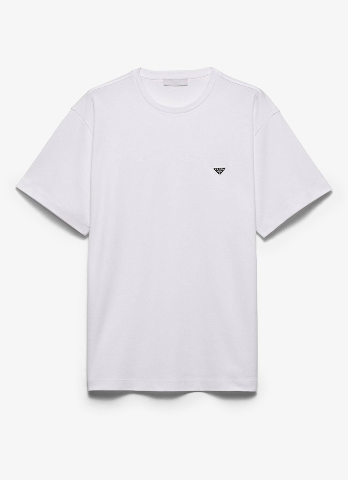 Prada T-shirt met logo - voorkant 3 wit