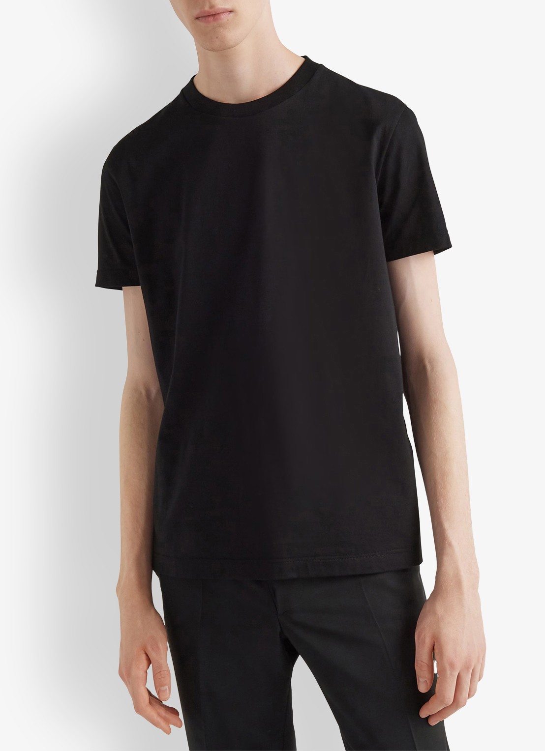 Prada T-shirt met ronde hals in 3-pack - detail 4 zwart