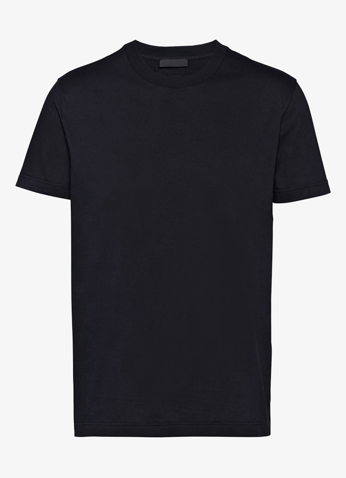 Prada T-shirt met ronde hals in 3-pack - voorkant zwart
