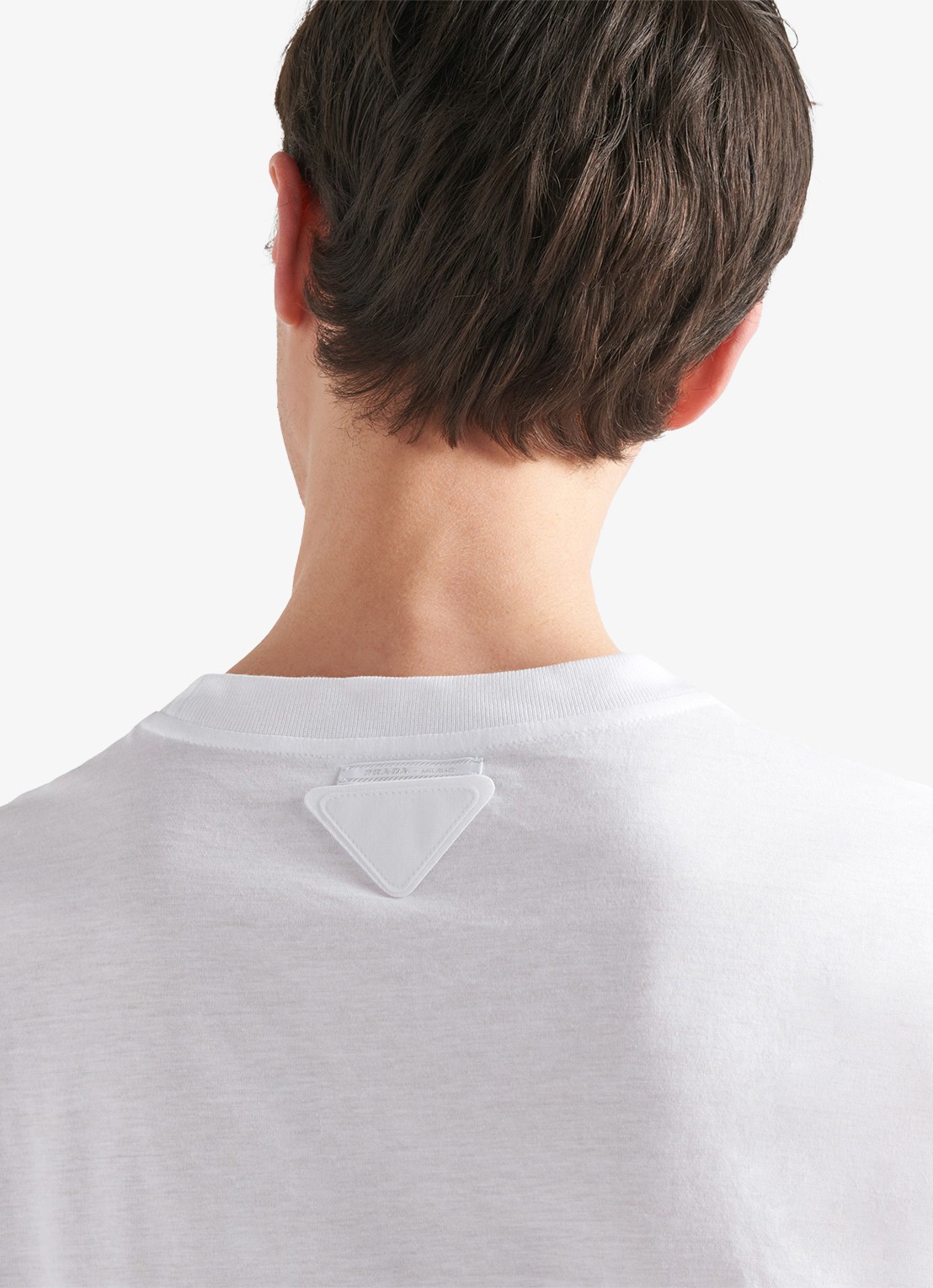 Prada T-shirt met ronde hals in 3-pack - detail 5 wit